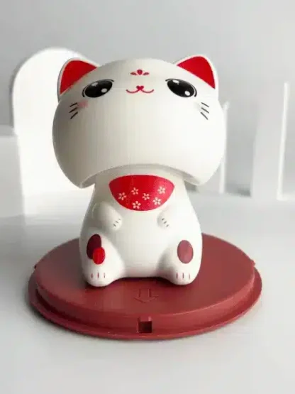 Kawaii Neko Solar Bobblehead