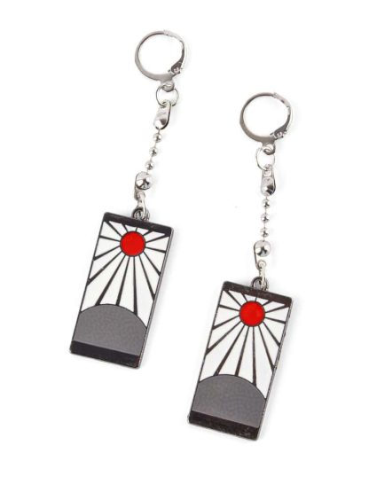 Flower Card Earring - Image 2