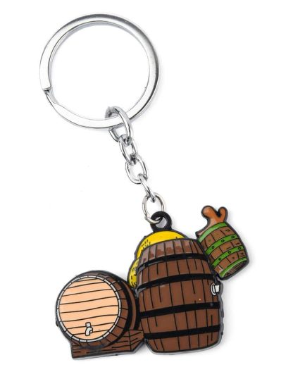 Pirate in the Barrel Peeker Keychain - Image 2