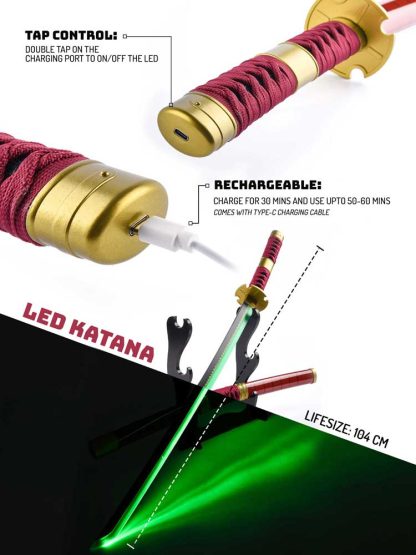 Pirate Hunter LED Katana: Cursed Sword - Image 4