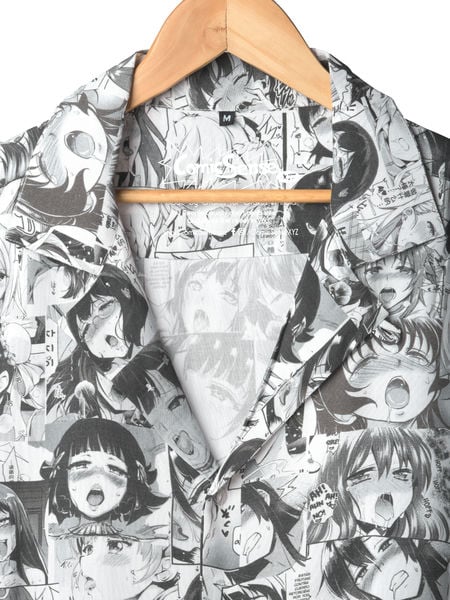 Ahegao Faces Hawaiian Shirt (Oversize Kimono Fit) - Image 3