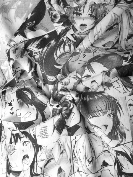 Ahegao Faces Hawaiian Shirt (Oversize Kimono Fit) - Image 5