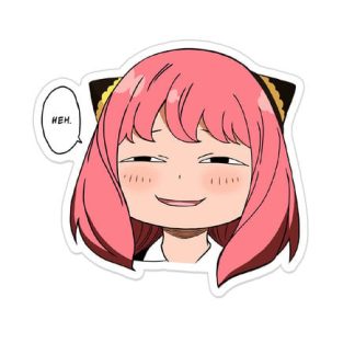 Evil Anya HEH Sticker