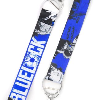 Blue Lock Lanyard Keychain