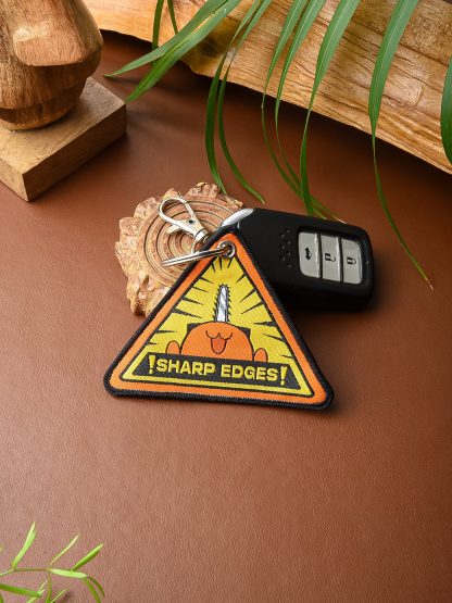 Chainsaw Devil Woven Keychain - Image 2