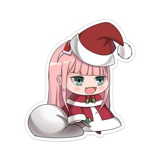 Zero Two Padoru Stickers