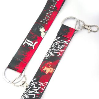 L vs Kira (Death Note) Lanyard Keychain