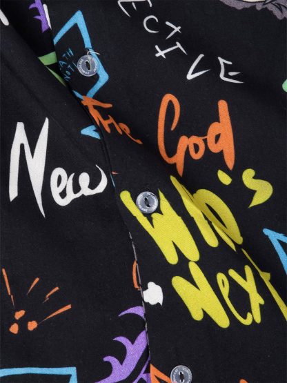 Shinigami's Graffiti Hawaiian Shirt (Oversize Kimono Fit) - Image 4