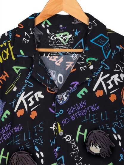 Shinigami's Graffiti Hawaiian Shirt (Oversize Kimono Fit) - Image 3