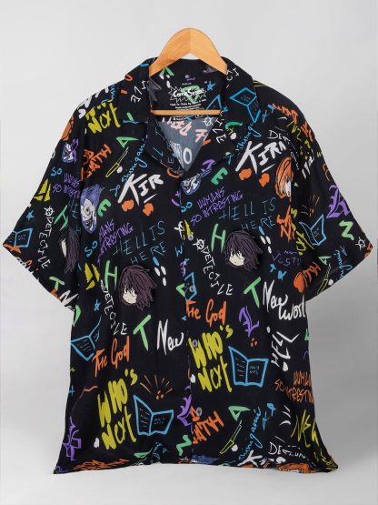 Shinigami's Graffiti Hawaiian Shirt (Oversize Kimono Fit) - Image 2