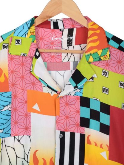 Slayers Pattern Hawaiian Shirt (Oversize Kimono Fit) - Image 3