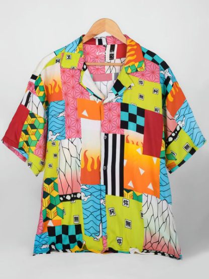 Slayers Pattern Hawaiian Shirt (Oversize Kimono Fit) - Image 2