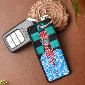 Hanafuda Woven Keychain