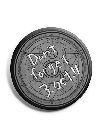 Don't Forget 3 Oct Badge