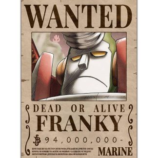 Franky Wanted Bounty Poster