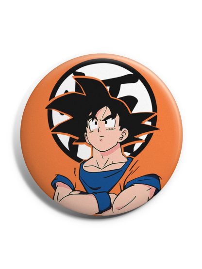 Goku Thinks Badge