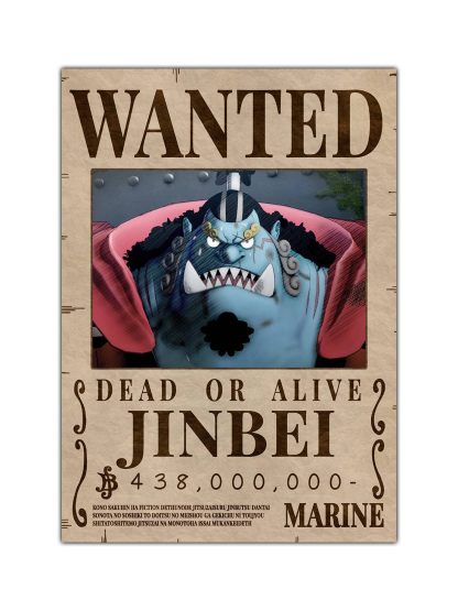 Jinbei Wanted Bounty Poster