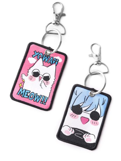 Strongest Neko Sorcerer Woven Keychain - Image 3