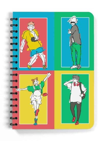 Groovy Jujutsu Sorcerers Spiral Sketchbook