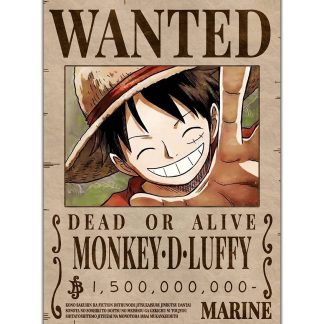 Monkey D Luffy Wanted Bounty Poster