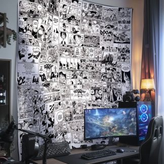 Pirate Journey Manga Tapestry