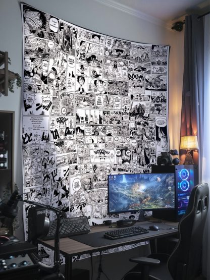 Pirate Journey Manga Tapestry