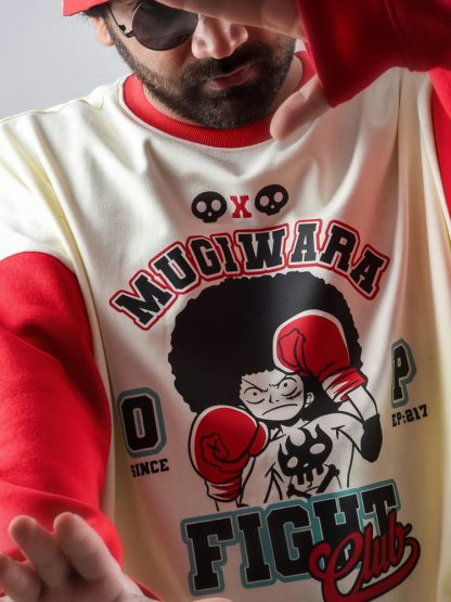 Mugiwara Fight Club (Oversize Drop-Shoulder) - Image 3