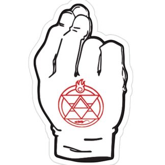 Flame Alchemist Glove Sticker