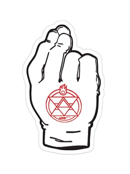 Flame Alchemist Glove Sticker