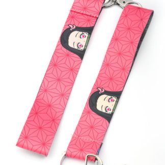 Nezuko Kawaii Lanyard Keychain