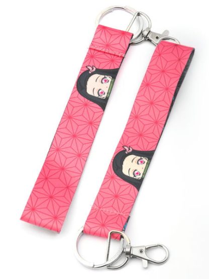 Nezuko Kawaii Lanyard Keychain