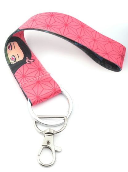 Nezuko Kawaii Lanyard Keychain - Image 2