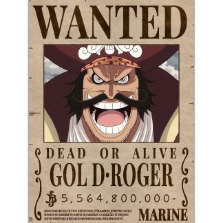 Gol D Roger (Pirate King) Wanted Bounty Poster