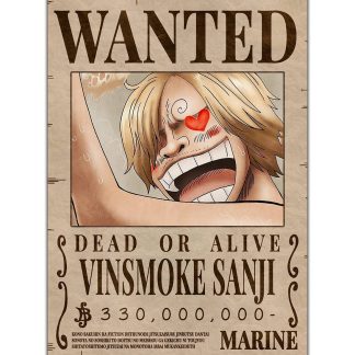 Vinsmoke Sanji Wanted Bounty Poster