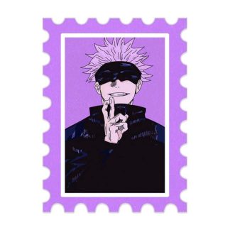 Satoru Gojo Stamp Sticker