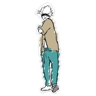 Groovy Satoru Gojo Sticker