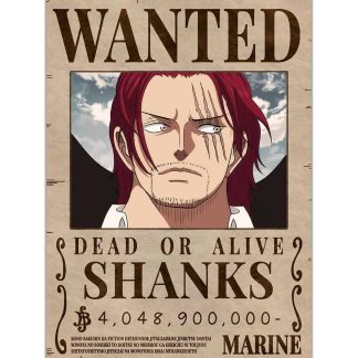 Shanks Wanted Bounty Poster