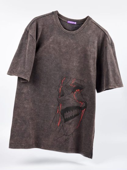 Strongest Puppet (Oversize Tee | Stone Wash: Chocolate) - Image 5
