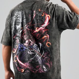 Upper Moon One (Oversize Tee | Stone Wash: Charcoal)