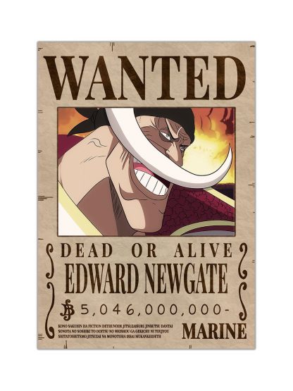 Whitebeard Wanted Bounty Poster